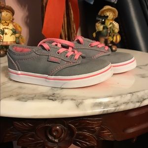 Little Girl Grey/Pink Vans😘